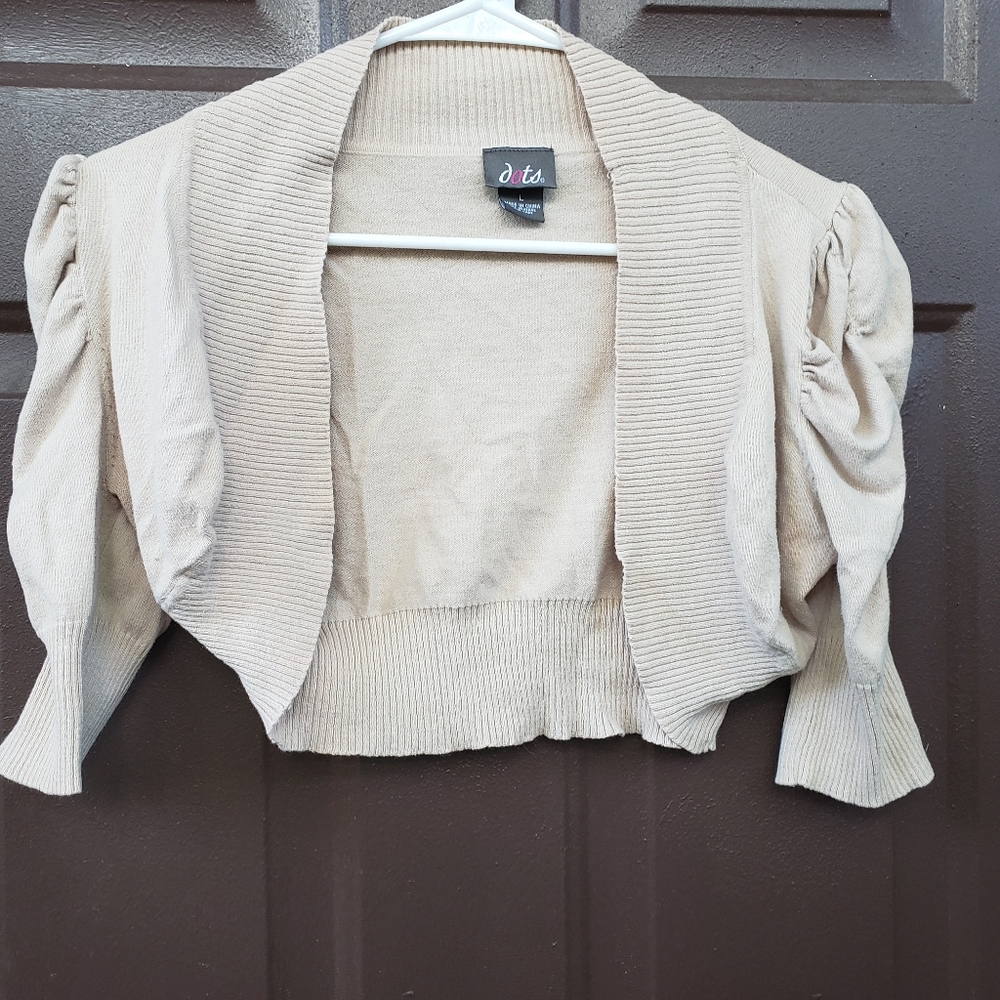 Short sleved ruched shrug